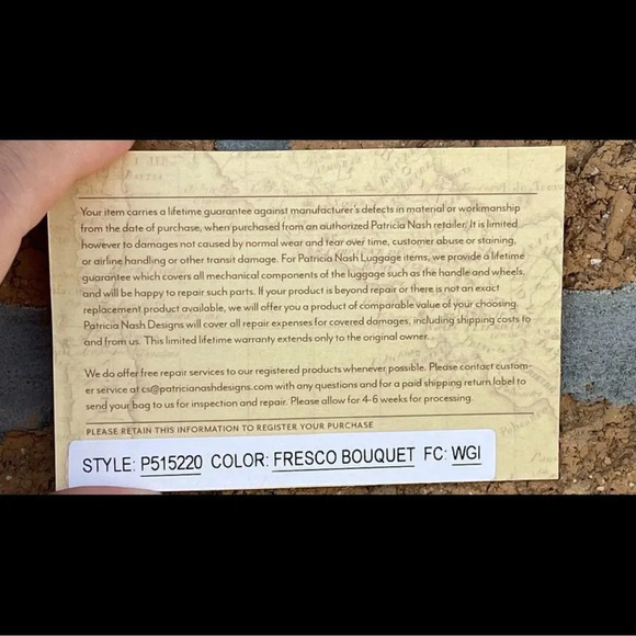 PATRICIA NASH FRESCO BOUQUET SOLARO
LEATHER TOTE - Picture 16 of 16